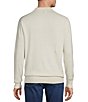 Cremieux Blue Label Madison Ave Collection Solid Long Sleeve Polo Sweater - Image 2