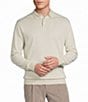 Cremieux Blue Label Madison Ave Collection Solid Long Sleeve Polo Sweater - Image 1