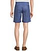 Color:Medium Blue - Image 2 - Blue Label Madison Classic Fit Printed Performance Stretch 9#double; Inseam Shorts