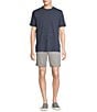 Color:Grey - Image 3 - Blue Label Madison Classic Fit Summer Weight Comfort Stretch 8#double; Inseam Shorts