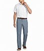 Cremieux Blue Label Madison Flat Front Chambray Pants - Image 3
