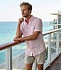 Cremieux Blue Label Madison Flat Front Linen Blend 8#double; Inseam Shorts - Image 5
