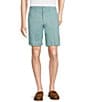 Cremieux Blue Label Madison Relaxed Fit Flat Front Comfort Stretch 9#double; Inseam Shorts, Color:Aqua Blue - Image 1