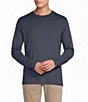 Cremieux Blue Label Micro Stripe Long Sleeve T-Shirt - Image 1