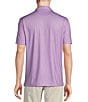 Cremieux Blue Label Performance Big & Tall Stretch Golf Printed Short Sleeve Polo Shirt, Color:Lavender - Image 2