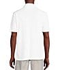 Color:Lucent White - Image 2 - Blue Label Performance Big & Tall Stretch Striped Short Sleeve Polo Shirt