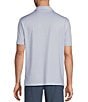 Cremieux Blue Label Performance Short Sleeve Hidden Button Down Interlaying Diamond Geometric Knit Shirt - Image 2
