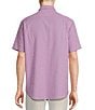 Color:Light Purple - Image 2 - Blue Label Performance Strech Short-Sleeve Seersucker Stripe Woven Shirt