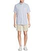 Cremieux Blue Label Performance Stretch Check Short Sleeve Woven Shirt, Color:Blue - Image 3