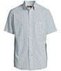Cremieux Blue Label Performance Brrr°® Stretch Drink Print Short Sleeve Woven Shirt, Color:White Multi - Image 6