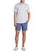 Cremieux Blue Label Performance Stretch Geo Print Short Sleeve Golf Polo Shirt - Image 3