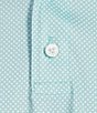 Cremieux Blue Label Performance Stretch Geo Print Short Sleeve Polo Shirt, Color:Aqua Multi - Image 4