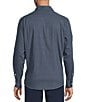 Cremieux Blue Label Performance Stretch Geo Print Twill Long Sleeve Woven Shirt, Color:Dark Navy - Image 2
