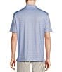 Color:Light Blue - Image 2 - Blue Label Performance Stretch Happy Hour Printed Short Sleeve Polo Shirt