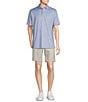 Color:Light Blue - Image 3 - Blue Label Performance Stretch Happy Hour Printed Short Sleeve Polo Shirt