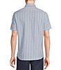 Color:Multi Color - Image 2 - Blue Label Performance Stretch Multi-Stripe Seersucker Short Sleeve Woven Shirt