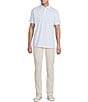 Cremieux Blue Label Performance Stretch Printed Short Sleeve Polo Shirt, Color:LUCENT WHITE - Image 3