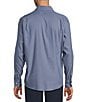 Cremieux Blue Label Performance Stretch Solid Twill Long Sleeve Woven Shirt, Color:Navy Heather - Image 2