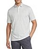 Cremieux Blue Label Performance Stretch Stripe Pattern Short Sleeve Polo Shirt - Image 1