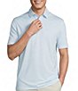 Cremieux Blue Label Performance Stretch Stripe Pattern Short Sleeve Polo Shirt - Image 5