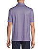 Cremieux Blue Label Performance Stretch Stripe Pattern Short Sleeve Polo Shirt - Image 2