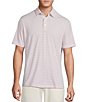Cremieux Blue Label Performance Stretch Striped Short Sleeve Polo Shirt - Image 5