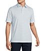 Cremieux Blue Label Performance Stretch Striped Short Sleeve Polo Shirt - Image 5