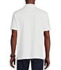Color:Lucent White - Image 2 - Blue Label Performance Stretch Tennis Print Short Sleeve Polo Shirt