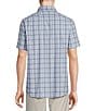Color:Multicolor - Image 2 - Blue Label Performance Stretch Twill Plaid Short Sleeve Woven Shirt