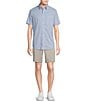 Color:Lucent White Multi - Image 3 - Blue Label Performance Stretch Twill Plaid Short Sleeve Woven Shirt