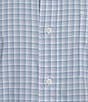 Color:Lucent White Multi - Image 4 - Blue Label Performance Stretch Twill Plaid Short Sleeve Woven Shirt