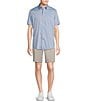Color:Light Blue - Image 3 - Blue Label Performance Stretch Twill Short Sleeve Woven Shirt