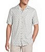 Cremieux Blue Label Pineapple Floral Print Short Sleeve Woven Camp Shirt - Image 1