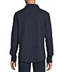 Cremieux Blue Label Printed Coat Front Knit Shirt, Color:Dark Navy - Image 2