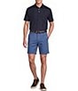 Cremieux Blue Label Printed Interlock Short Sleeve Polo Shirt - Image 3
