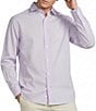 Cremieux Blue Label Provence Collection Micro-Stripe Long Sleeve Woven Shirt - Image 1