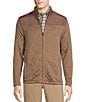 Color:Brown Heather - Image 1 - Blue Label Quilted Full-Zip Jacket
