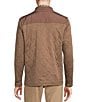 Color:Brown Heather - Image 2 - Blue Label Quilted Full-Zip Jacket