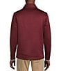 Color:Wine Heather - Image 2 - Blue Label Quilted Quarter-Zip Pullover