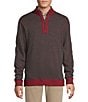 Cremieux Blue Label Reversible Quarter-Zip Pullover, Color:Pomegranate - Image 2