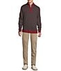 Cremieux Blue Label Reversible Quarter-Zip Pullover, Color:Pomegranate - Image 6