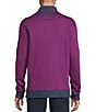 Cremieux Blue Label Reversible Quarter-Zip Pullover, Color:Peacoat Heather - Image 3