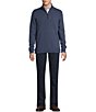 Cremieux Blue Label Reversible Quarter-Zip Pullover, Color:Peacoat Heather - Image 6