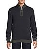 Cremieux Blue Label Reversible Quarter-Zip Pullover, Color:Charcoal Heather - Image 2