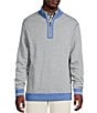 Cremieux Blue Label Reversible Quarter-Zip Pullover, Color:Light Blue Heather - Image 2