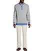 Cremieux Blue Label Reversible Quarter-Zip Pullover, Color:Light Blue Heather - Image 6