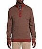 Cremieux Blue Label Reversible Quarter-Zip Pullover, Color:Rust - Image 2