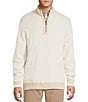 Cremieux Blue Label Reversible Quarter-Zip Pullover, Color:Oatmeal Heather - Image 1