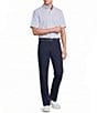 Cremieux Blue Label Short Sleeve Button Down Performance BRRR Solid Woven Shirt - Image 3