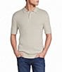 Cremieux Blue Label Short Sleeve Cable Polo Sweater - Image 5